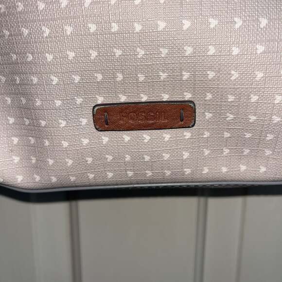 Fossil Women's Large Colorblock Leather Shoulder Leather Handbag.cond.is V.Gd. - Picture 2 of 5